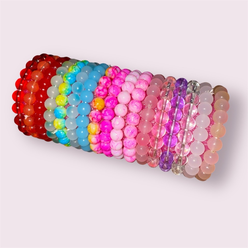 Colorful Beaded Bracelet Set